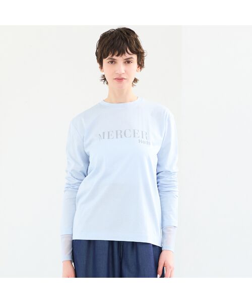 R-ISM / リズム カットソー | 【接触冷感・洗える】ロングスリーブロゴTシャツ（MERCER） | 詳細7