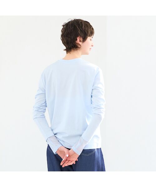 R-ISM / リズム カットソー | 【接触冷感・洗える】ロングスリーブロゴTシャツ（MERCER） | 詳細10