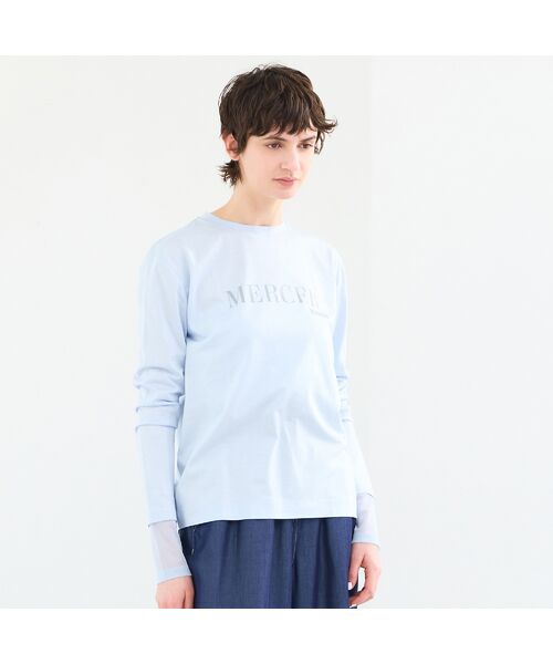 R-ISM / リズム カットソー | 【接触冷感・洗える】ロングスリーブロゴTシャツ（MERCER） | 詳細12