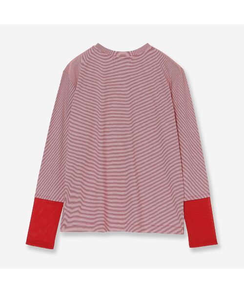 R-ISM / リズム カットソー | 【接触冷感・洗える】ロングスリーブボーダーTシャツ | 詳細11