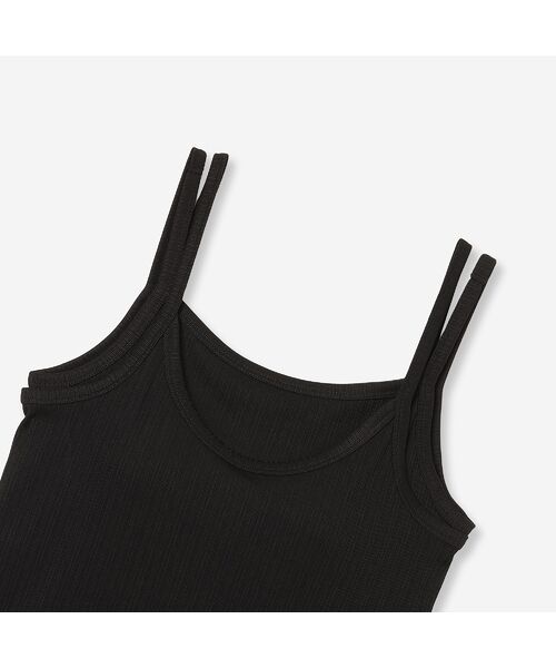 R-ISM / リズム キャミソール・チューブトップ | 【全4色・洗える】カップ付きランダムテレコキャミソール | 詳細7
