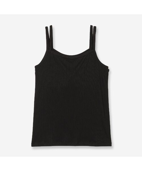 R-ISM / リズム キャミソール・チューブトップ | 【全4色・洗える】カップ付きランダムテレコキャミソール | 詳細8