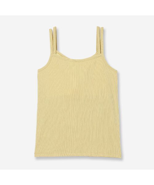 R-ISM / リズム キャミソール・チューブトップ | 【全4色・洗える】カップ付きランダムテレコキャミソール | 詳細11