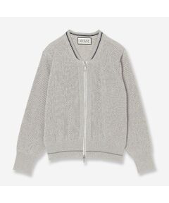 R-ISM / リズム カーディガン・ボレロ | 【アンサンブル対応・洗える】ストローヤーンニットブルゾン