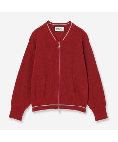 R-ISM / リズム カーディガン・ボレロ | 【アンサンブル対応・洗える】ストローヤーンニットブルゾン