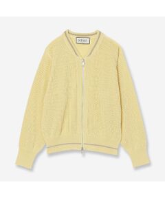 R-ISM / リズム カーディガン・ボレロ | 【アンサンブル対応・洗える】ストローヤーンニットブルゾン