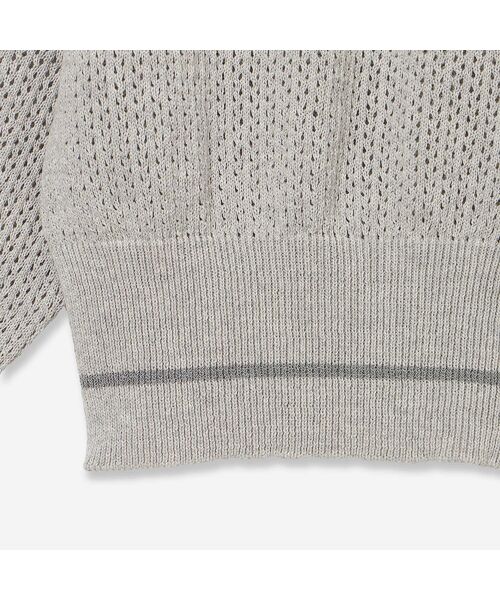 R-ISM / リズム カーディガン・ボレロ | 【アンサンブル対応・洗える】ストローヤーンニットブルゾン | 詳細2