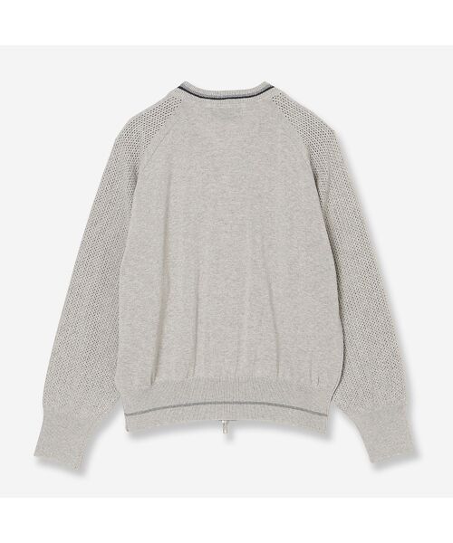 R-ISM / リズム カーディガン・ボレロ | 【アンサンブル対応・洗える】ストローヤーンニットブルゾン | 詳細3