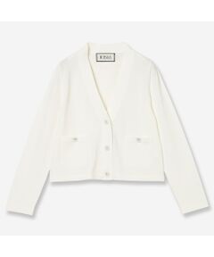 R-ISM / リズム カーディガン・ボレロ | 【全4色・洗える】コンパクトニットカーディガン