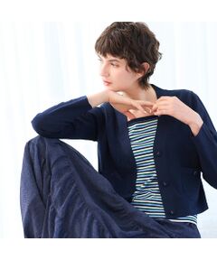 R-ISM / リズム カーディガン・ボレロ | 【全4色・洗える】コンパクトニットカーディガン