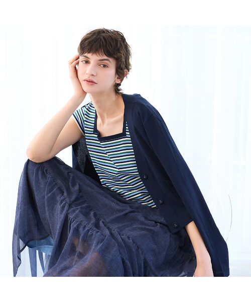 R-ISM / リズム カーディガン・ボレロ | 【全4色・洗える】コンパクトニットカーディガン | 詳細7
