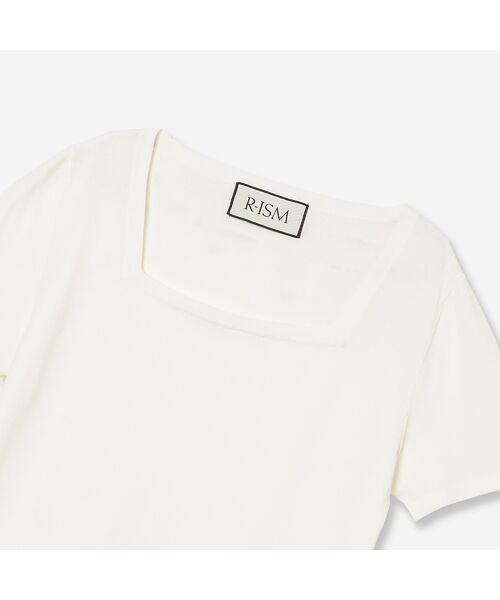 R-ISM / リズム ニット・セーター | 【全4色・洗える】スクエアネックニットプルオーバー | 詳細1