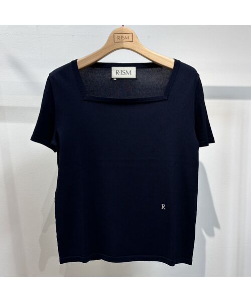 R-ISM / リズム ニット・セーター | 【全4色・洗える】スクエアネックニットプルオーバー | 詳細4