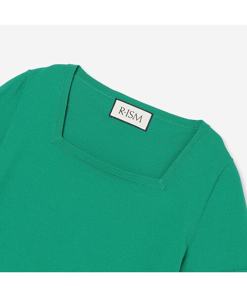 R-ISM / リズム ニット・セーター | 【全4色・洗える】スクエアネックニットプルオーバー | 詳細5