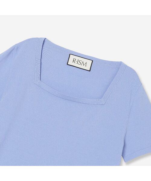 R-ISM / リズム ニット・セーター | 【全4色・洗える】スクエアネックニットプルオーバー | 詳細8