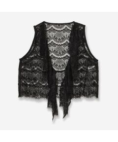 R-ISM / リズム ベスト | 【トレンドアイテム】スカラップレースショートジレ