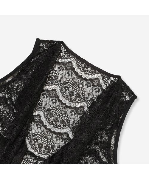 R-ISM / リズム ベスト | 【トレンドアイテム】スカラップレースショートジレ | 詳細4