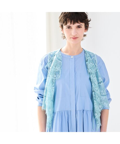 R-ISM / リズム ベスト | 【トレンドアイテム】スカラップレースショートジレ | 詳細7