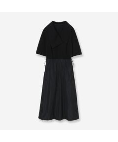 R-ISM / リズム ミニ丈・ひざ丈ワンピース | 【接触冷感・紫外線防止・洗える】ビックカラージャージーコンビワンピース