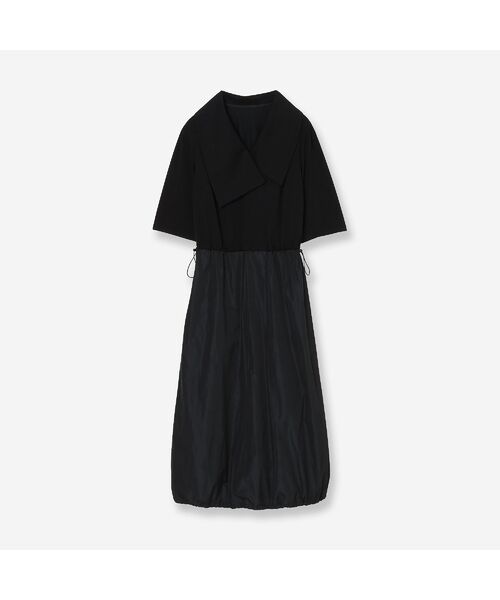 R-ISM / リズム ミニ丈・ひざ丈ワンピース | 【接触冷感・紫外線防止・洗える】ビックカラージャージーコンビワンピース | 詳細2