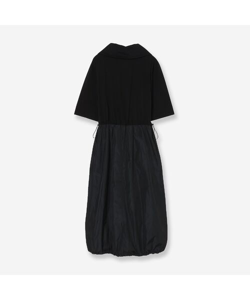 R-ISM / リズム ミニ丈・ひざ丈ワンピース | 【接触冷感・紫外線防止・洗える】ビックカラージャージーコンビワンピース | 詳細3