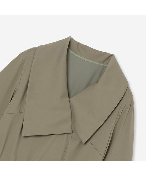 R-ISM / リズム ミニ丈・ひざ丈ワンピース | 【接触冷感・紫外線防止・洗える】ビックカラージャージーコンビワンピース | 詳細4