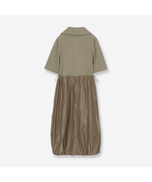 R-ISM / リズム ミニ丈・ひざ丈ワンピース | 【接触冷感・紫外線防止・洗える】ビックカラージャージーコンビワンピース | 詳細6