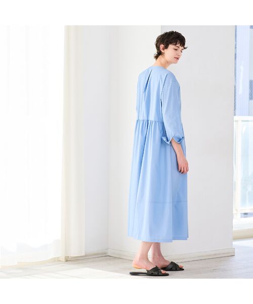 R-ISM / リズム ミニ丈・ひざ丈ワンピース | 【洗える・レース袖】タイプライターシャツワンピース | 詳細12