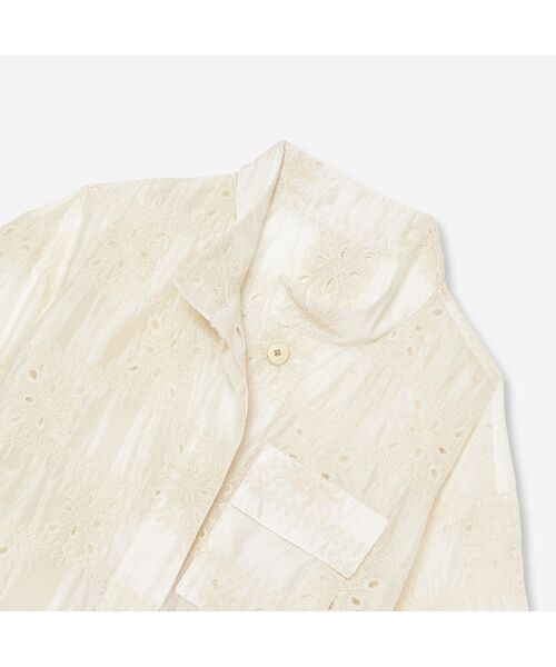 R-ISM / リズム シャツ・ブラウス | 【セットアップ対応・洗える・S/M/Lサイズ】エンブロイダリーレースシャツ | 詳細3