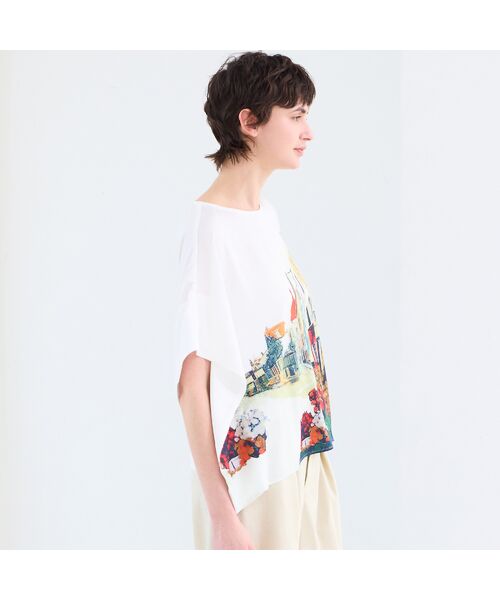R-ISM / リズム シャツ・ブラウス | 【セットアップ対応・洗える】ランドスケーププリントブラウス | 詳細14