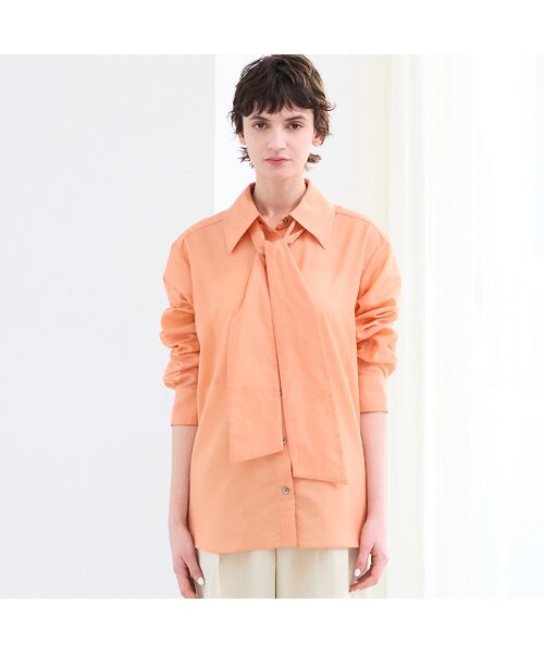 R-ISM / リズム シャツ・ブラウス | 【洗える・リボンタイ付き】ブライトローンシャツ | 詳細1