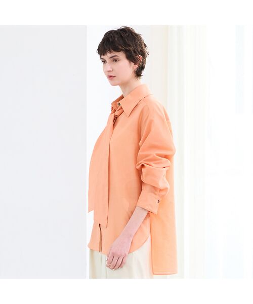 R-ISM / リズム シャツ・ブラウス | 【洗える・リボンタイ付き】ブライトローンシャツ | 詳細3