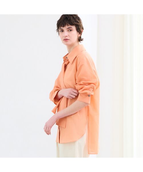 R-ISM / リズム シャツ・ブラウス | 【洗える・リボンタイ付き】ブライトローンシャツ | 詳細4