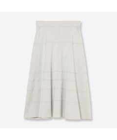 R-ISM / リズム ミニ・ひざ丈スカート | 【洗える・S/M/Lサイズ】デニムライクフレアスカート