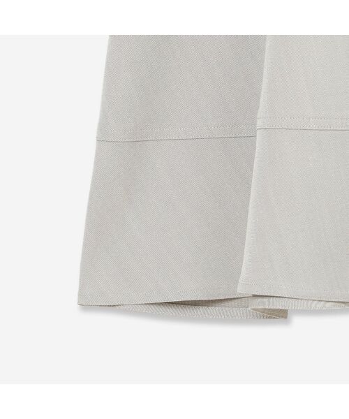 R-ISM / リズム ミニ・ひざ丈スカート | 【洗える・S/M/Lサイズ】デニムライクフレアスカート | 詳細1