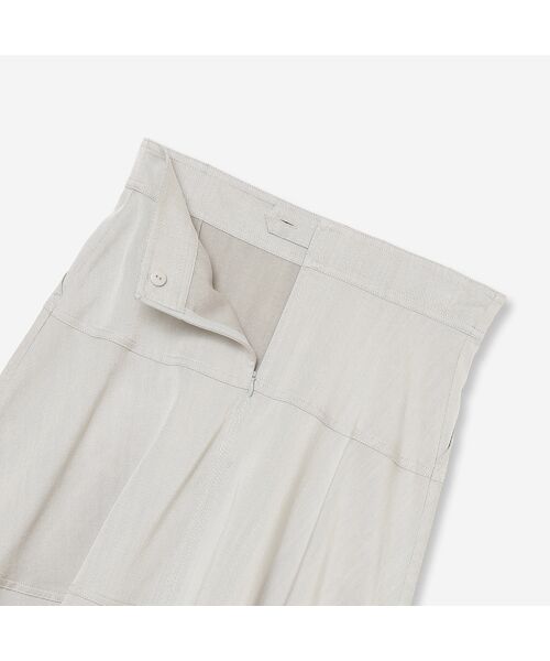 R-ISM / リズム ミニ・ひざ丈スカート | 【洗える・S/M/Lサイズ】デニムライクフレアスカート | 詳細3