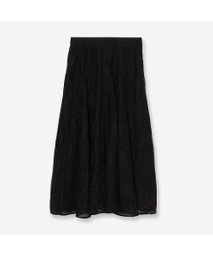 R-ISM / リズム ミニ・ひざ丈スカート | 【セットアップ対応・洗える・S/M/Lサイズ】エンブロイダリーレ－ススカート