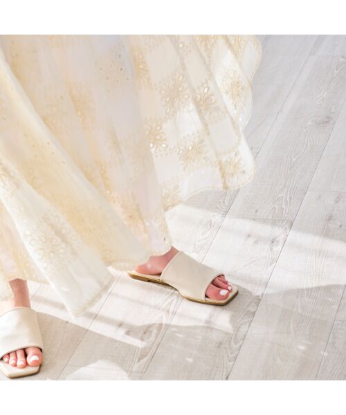 R-ISM / リズム ミニ・ひざ丈スカート | 【セットアップ対応・洗える・S/M/Lサイズ】エンブロイダリーレ－ススカート | 詳細10