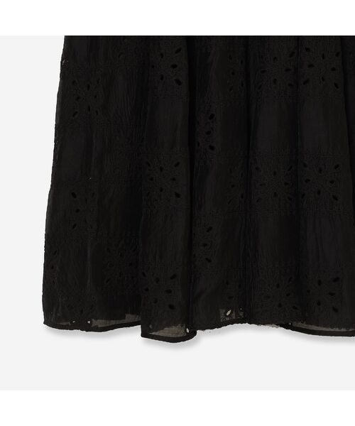 R-ISM / リズム ミニ・ひざ丈スカート | 【セットアップ対応・洗える・S/M/Lサイズ】エンブロイダリーレ－ススカート | 詳細12
