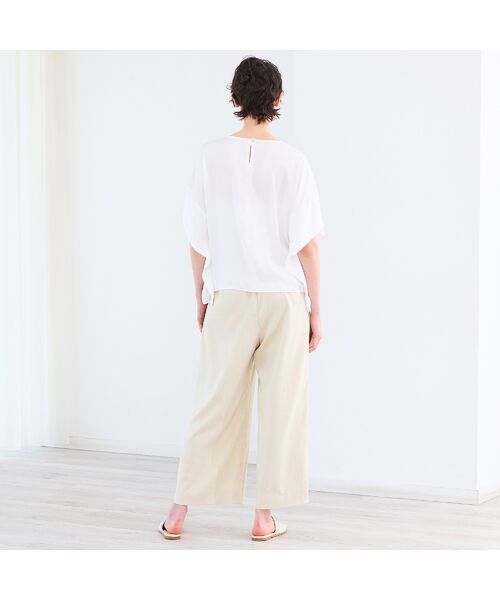 R-ISM / リズム その他パンツ | 【セットアップ対応・洗える・S/M/Lサイズ】ストレッチタックワイドパンツ | 詳細10