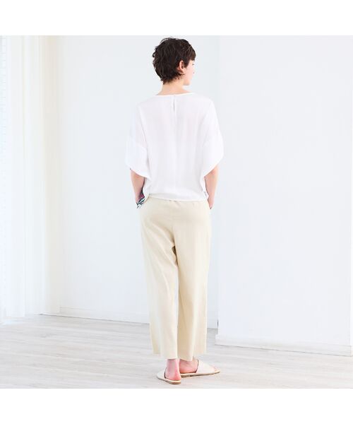 R-ISM / リズム その他パンツ | 【セットアップ対応・洗える・S/M/Lサイズ】ストレッチタックワイドパンツ | 詳細11