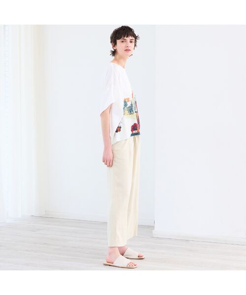 R-ISM / リズム その他パンツ | 【セットアップ対応・洗える・S/M/Lサイズ】ストレッチタックワイドパンツ | 詳細14