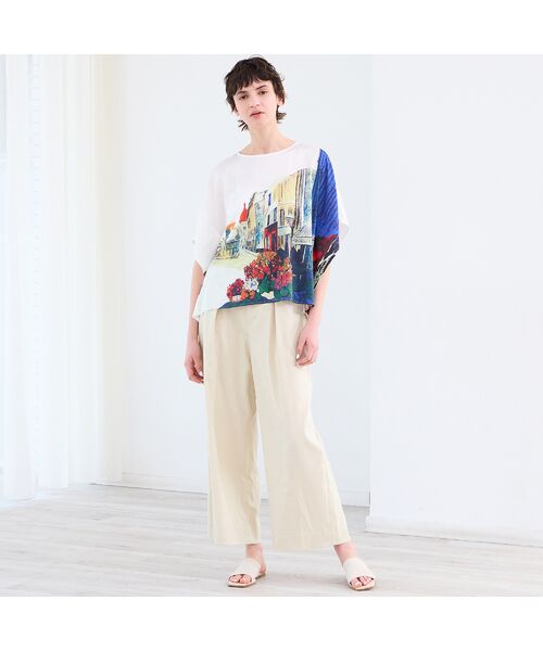 R-ISM / リズム その他パンツ | 【セットアップ対応・洗える・S/M/Lサイズ】ストレッチタックワイドパンツ | 詳細15