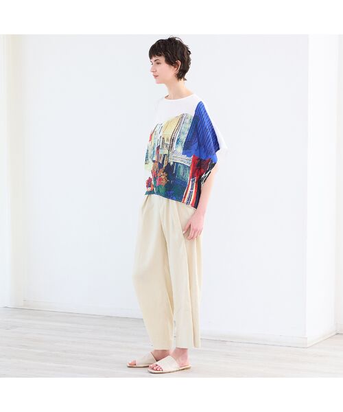 R-ISM / リズム その他パンツ | 【セットアップ対応・洗える・S/M/Lサイズ】ストレッチタックワイドパンツ | 詳細7