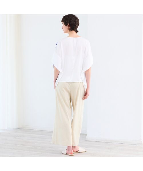 R-ISM / リズム その他パンツ | 【セットアップ対応・洗える・S/M/Lサイズ】ストレッチタックワイドパンツ | 詳細9