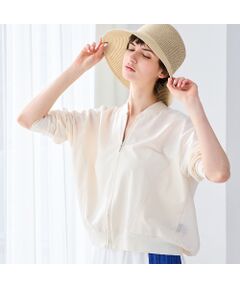 R-ISM / リズム ブルゾン | 【接触冷感・洗える】ジャージージップブルゾン