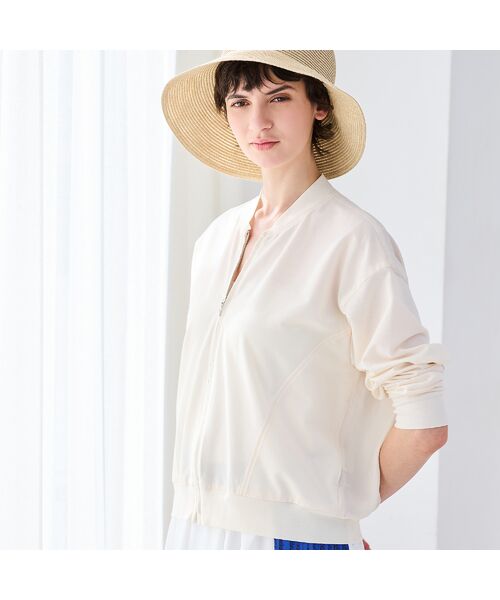 R-ISM / リズム ブルゾン | 【接触冷感・洗える】ジャージージップブルゾン | 詳細1