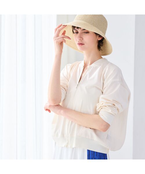 R-ISM / リズム ブルゾン | 【接触冷感・洗える】ジャージージップブルゾン | 詳細2