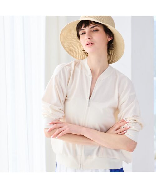 R-ISM / リズム ブルゾン | 【接触冷感・洗える】ジャージージップブルゾン | 詳細3