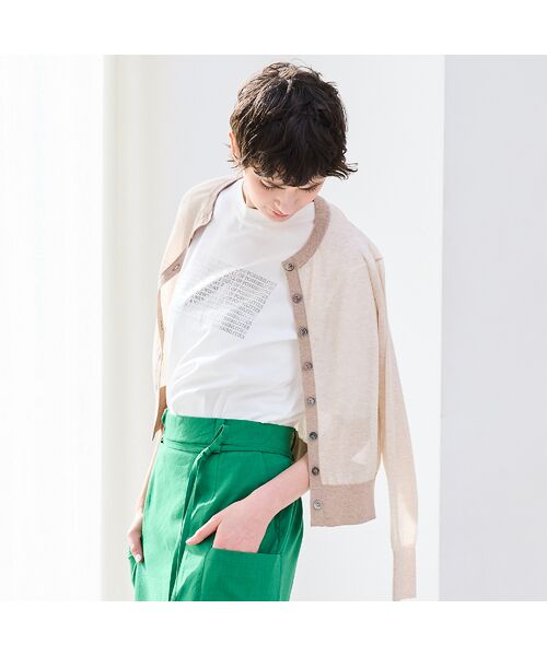 R-ISM / リズム カーディガン・ボレロ | 【吸湿・清涼感・洗える】シアーニットクルーカーディガン | 詳細2